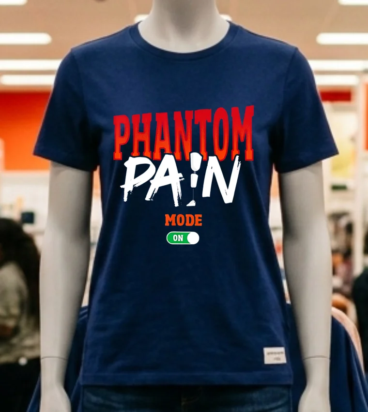 Phantom Pain Mode On Shirt - navy-shirt Phantom Pain Mode On Shirt Navy Shirt 2