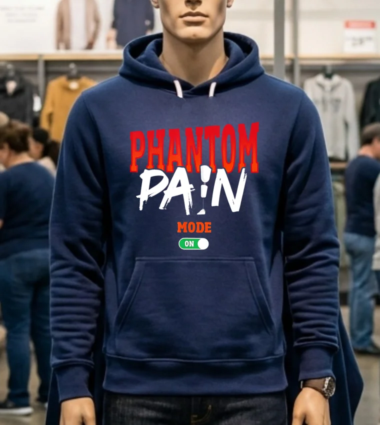 Phantom Pain Mode On Shirt Navy Shirt