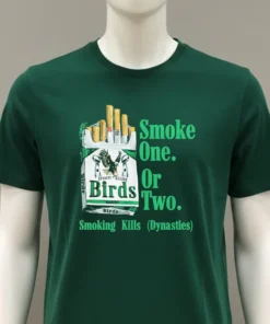 Philadelphia Eagles Birds Smoke One Or Two Champions Smoking Kills Shirt