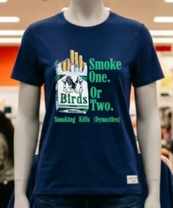 Philadelphia Eagles Birds Smoke One Or Two Champions Smoking Kills Shirt
