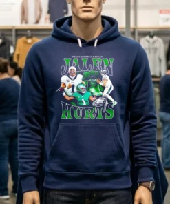 Philadelphia Eagles Jalen Hurts Nfl Notorious Player Graphic Shirt