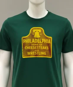 Philadelphia Home Of Cheesesteaks And Wrestling Shirt