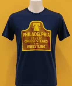 Philadelphia Home Of Cheesesteaks And Wrestling Shirt