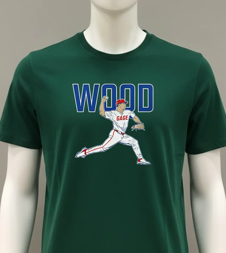 Philadelphia Phillies Ace Pose Gage Wood Shirt - green-shirt Philadelphia Phillies Ace Pose Gage Wood Shirt Green Shirt
