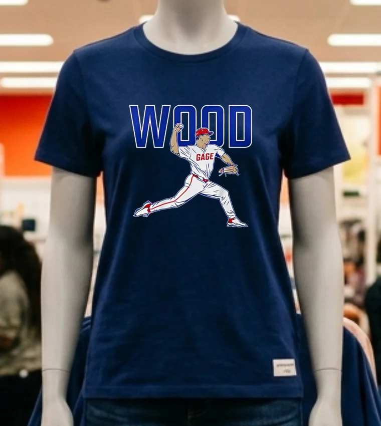 Philadelphia Phillies Ace Pose Gage Wood Shirt Navy Shirt 2