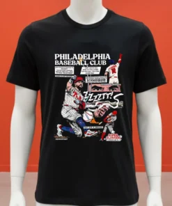 Philadelphia Phillies Baseball Club Schwarbomb Comic Shirt