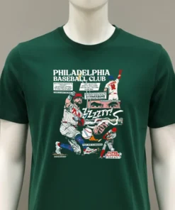 Philadelphia Phillies Baseball Club Schwarbomb Comic Shirt