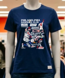 Philadelphia Phillies Baseball Club Schwarbomb Comic Shirt