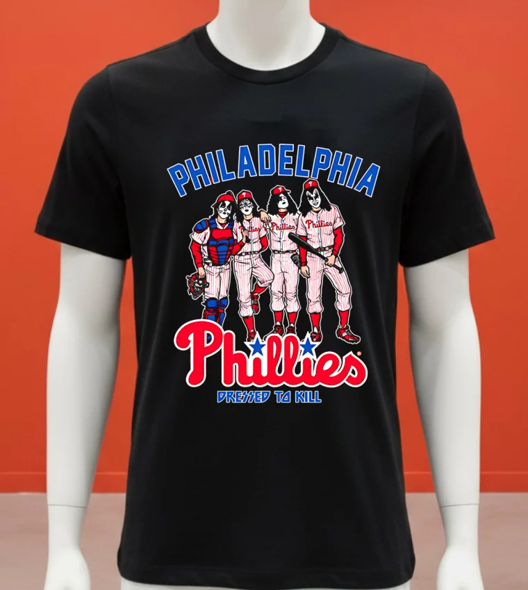 Philadelphia Phillies Dressed To Kill Shirt Balck Shirt