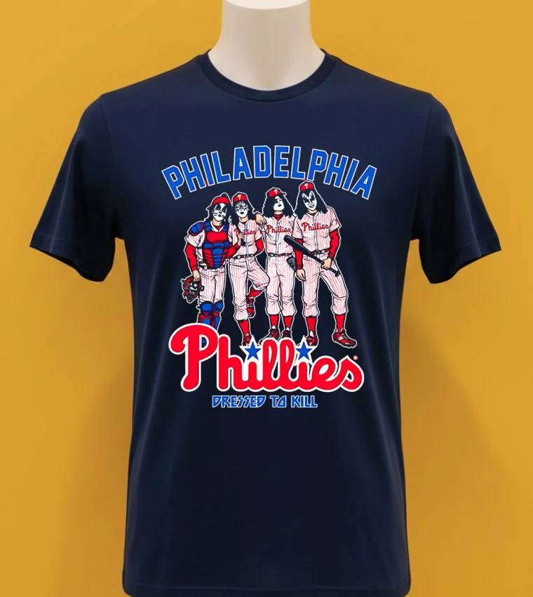 Philadelphia Phillies Dressed To Kill Shirt - navy-shirt Philadelphia Phillies Dressed To Kill Shirt Navy Shirt 1