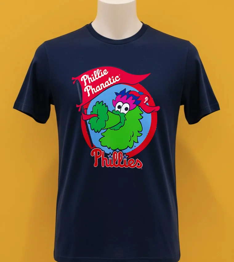Philadelphia Phillies Logo Hand Holding Flag Iconic Baseball Shirt - navy-shirt Philadelphia Phillies Logo Hand Holding Flag Iconic Baseball Shirt Navy Shirt 1