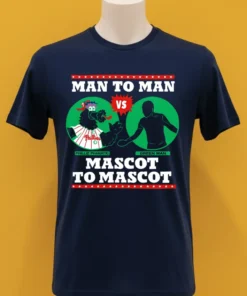 Philadelphia Phillies Man To Man Phillie Phanatic Vs Green Man Mascot To Mascot Shirt