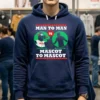 Philadelphia Phillies Man To Man Phillie Phanatic Vs Green Man Mascot To Mascot Shirt Navy Shirt