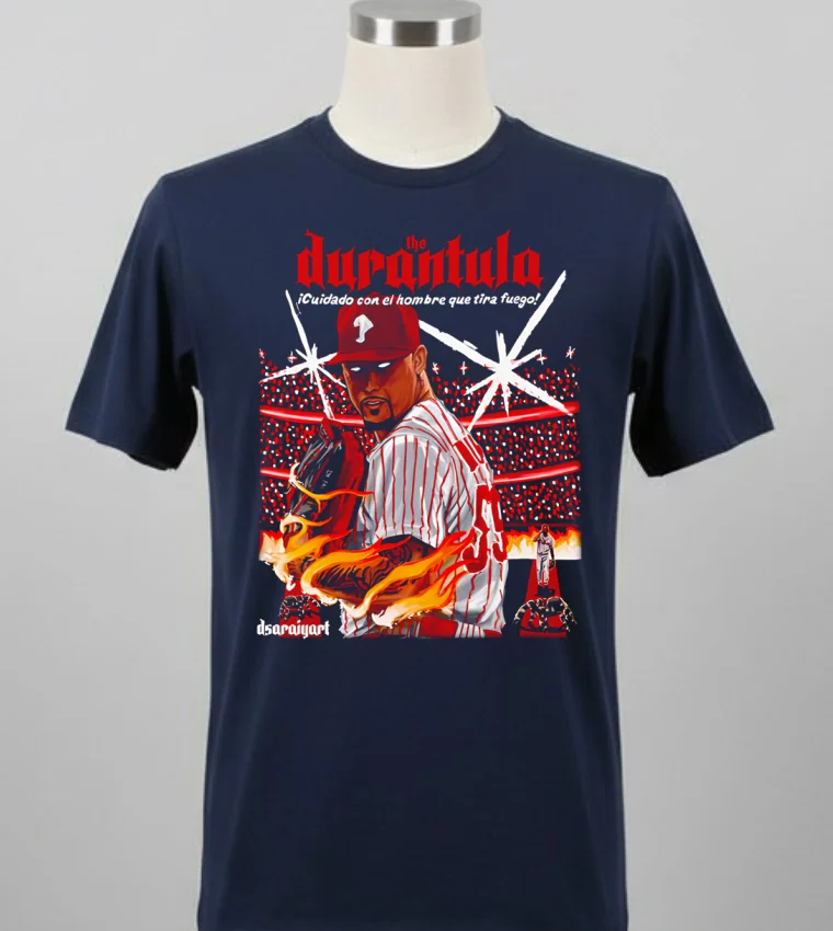 Philadelphia Phillies The Durantula Shirt - balck-shirt Philadelphia Phillies The Durantula Shirt Balck Shirt 1