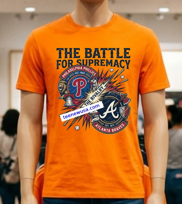 Philadelphia Phillies Vs Atlanta Braves Mlb All Star Sport T Shirt - orange-shirt Philadelphia Phillies Vs Atlanta Braves Mlb All Star Sport T Shirt Orange Shirt