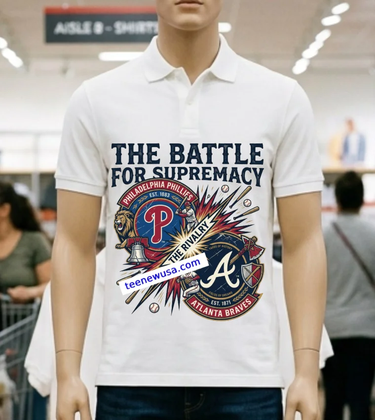 Philadelphia Phillies Vs Atlanta Braves Mlb All Star Sport T Shirt - white-t-shirt Philadelphia Phillies Vs Atlanta Braves Mlb All Star Sport T Shirt White T Shirt