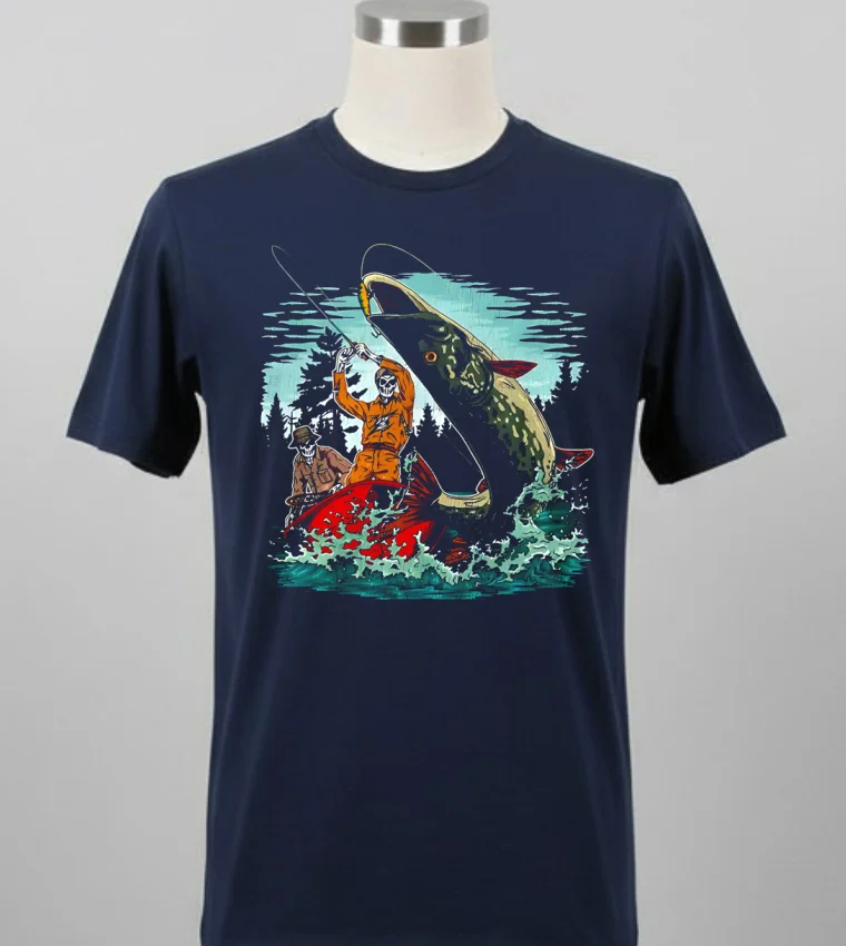 Pike Strike Skeleton Shirt - balck-shirt Pike Strike Skeleton Shirt Balck Shirt 1