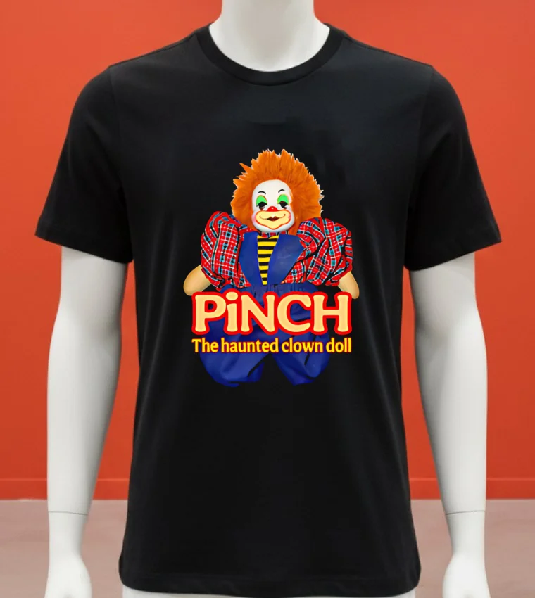 Pinch The Haunted Clown Doll Shirt - balck-shirt Pinch The Haunted Clown Doll Shirt Balck Shirt