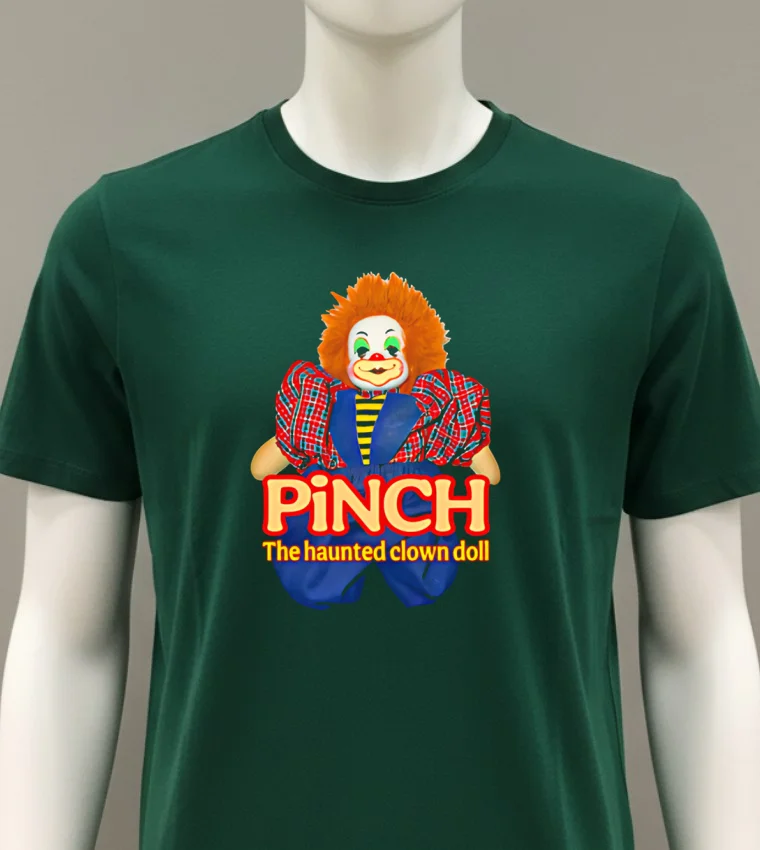 Pinch The Haunted Clown Doll Shirt Green Shirt