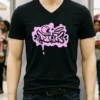Pink Skull 25 Shirt Balck Shirt
