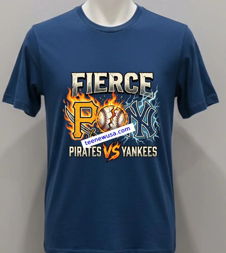 Pirates Vs Yankees Mlb Sport T Shirt - navy-shirt Pirates Vs Yankees Mlb Sport T Shirt Navy Shirt 2