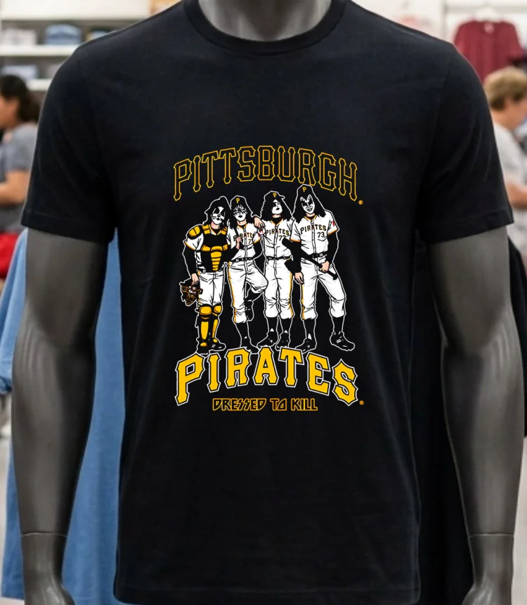 Pittsburgh Pirates Dressed To Kill Shirt - balck-shirt Pittsburgh Pirates Dressed To Kill Shirt Balck Shirt 1