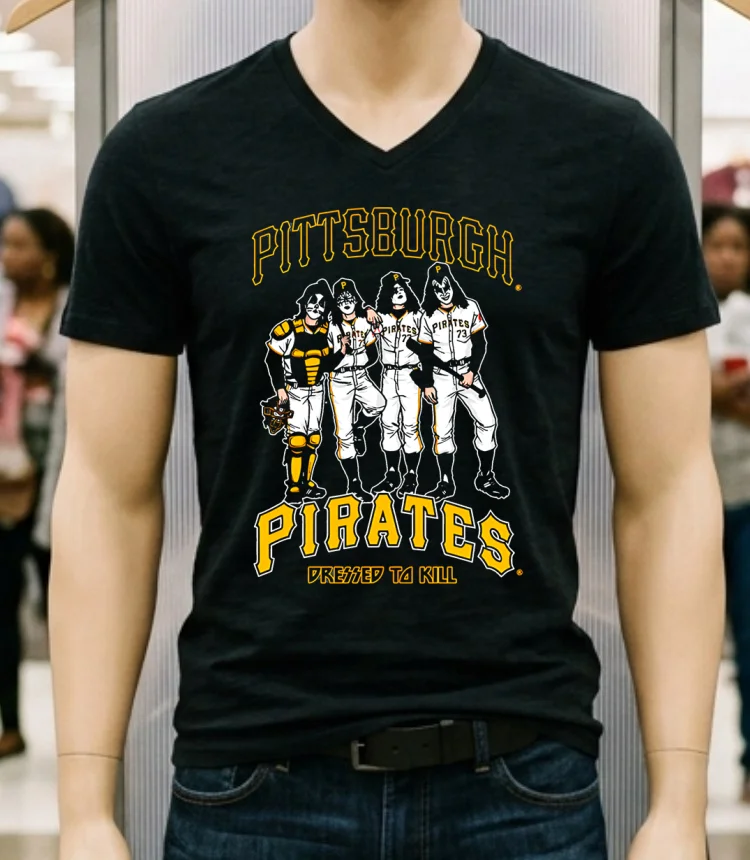 Pittsburgh Pirates Dressed To Kill Shirt - balck-shirt Pittsburgh Pirates Dressed To Kill Shirt Balck Shirt