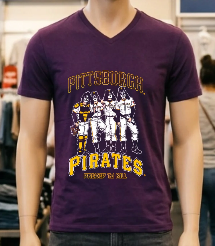 Pittsburgh Pirates Dressed To Kill Shirt - purple-shirt Pittsburgh Pirates Dressed To Kill Shirt Purple Shirt