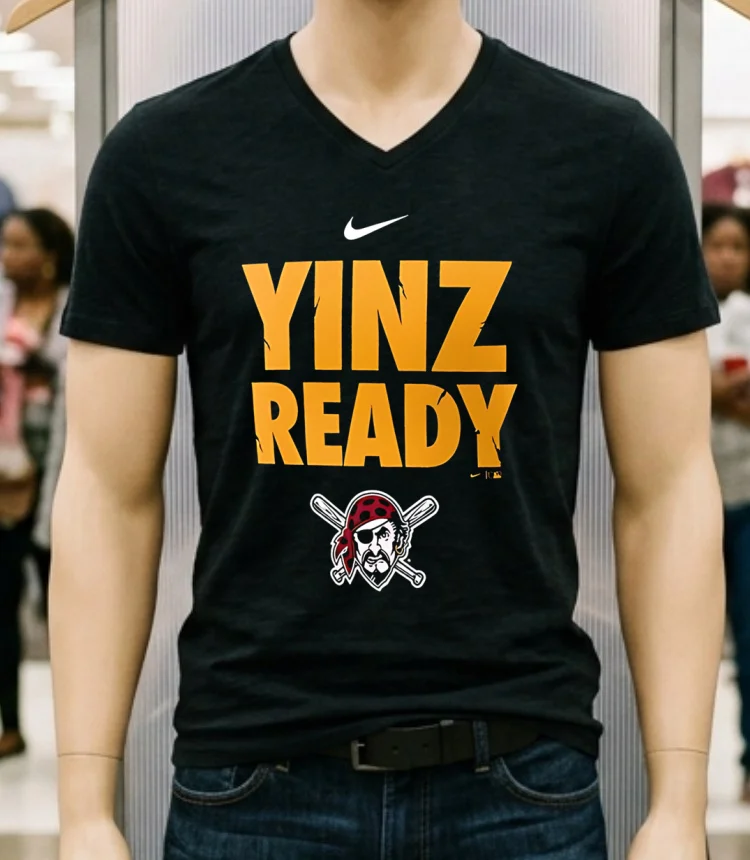 Pittsburgh Pirates Yinz Ready Shirt - balck-shirt Pittsburgh Pirates Yinz Ready Shirt Balck Shirt