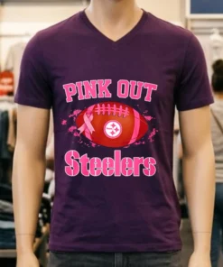 Pittsburgh Steelers Pink Out Ball Shirt