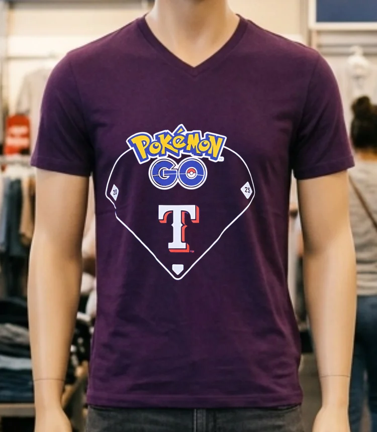 Pokemon Go Texas Rangers 2025 Shirt - purple-shirt Pokemon Go Texas Rangers 2025 Shirt Purple Shirt