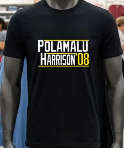 Polamalu Harrison 08 Pittsburgh Pirates Shirt