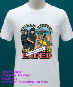Police Have Put An End To The Teen Occupation At Clearwater Beach T Shirt