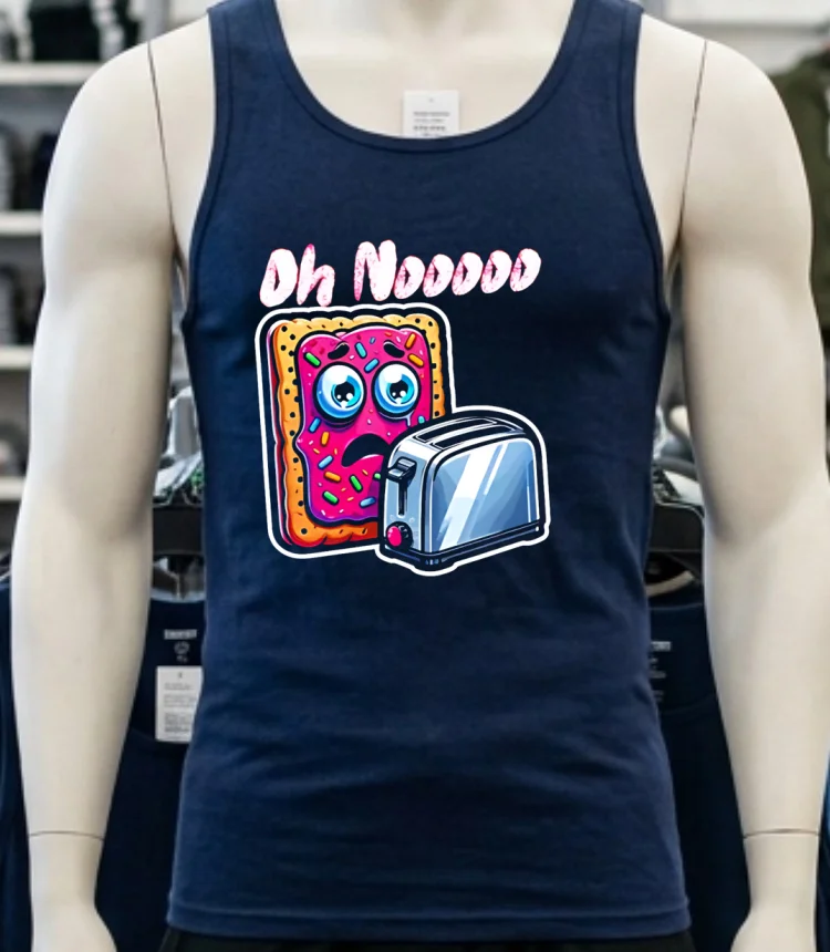 Pop Tart Oh Nooooo Shirt - navy-shirt Pop Tart Oh Nooooo Shirt Navy Shirt