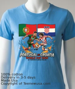 Portugal Vs Croatia World Cup 2026 In Toronto (Bmo Field) T Shirt
