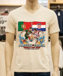 Portugal Vs Croatia World Cup 2026 In Toronto (Bmo Field) T Shirt
