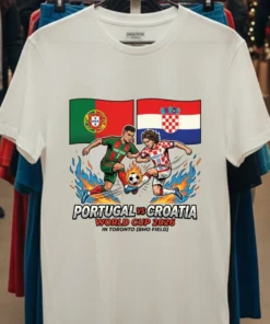 Portugal Vs Croatia World Cup 2026 In Toronto (Bmo Field) T Shirt