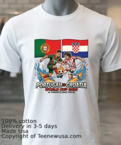 Portugal Vs Croatia World Cup 2026 In Toronto (Bmo Field) T Shirt