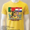 Portugal Vs Croatia World Cup 2026 In Toronto Bmo Field T Shirt Yellow T Shirt