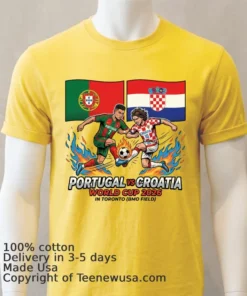 Portugal Vs Croatia World Cup 2026 In Toronto (Bmo Field) T Shirt