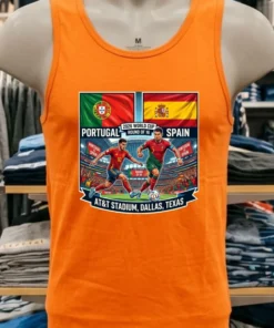 Portugal Vs Spain In The Round Of 16 Of The 2026 World Cup At Dallas Stadium (At&T, Texas) T Shirt