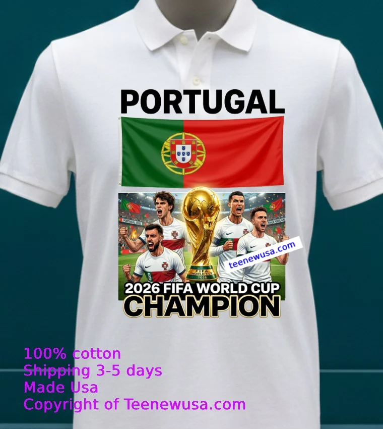 Portugal World Cup 2026 Fan T Shirt - white-t-shirt 23 Portugal World Cup 2026 Fan T Shirt White T Shirt 23