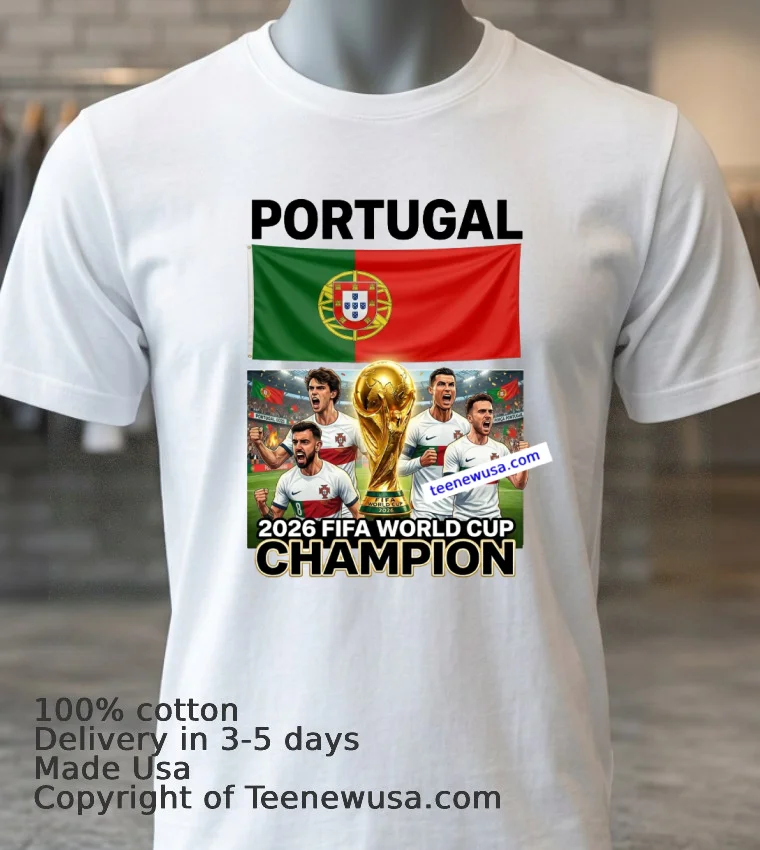 Portugal World Cup 2026 Fan T Shirt - white-t-shirt 3 Portugal World Cup 2026 Fan T Shirt White T Shirt 3