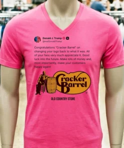 President Trump Congratulates Cracker Barrel Shirt