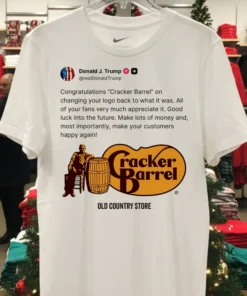 President Trump Congratulates Cracker Barrel Shirt