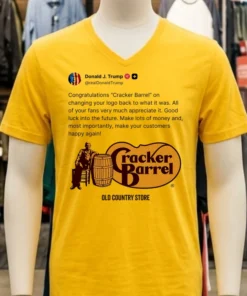 President Trump Congratulates Cracker Barrel Shirt