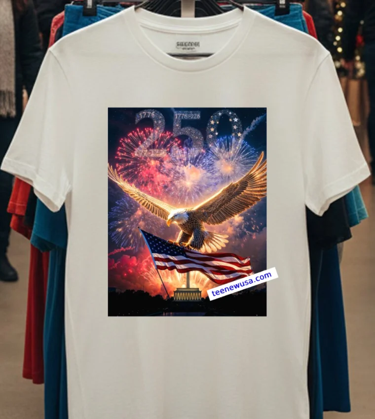 President Trump Leads Historic 250th Independence Day Celebrations T Shirt White T Shirt