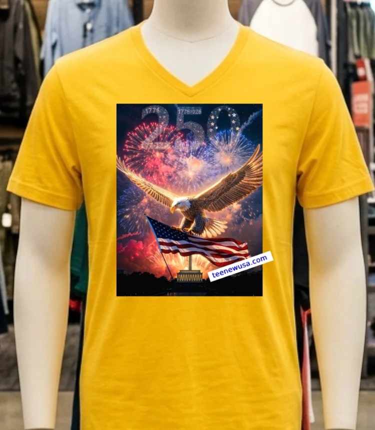 President Trump Leads Historic 250Th Independence Day Celebrations T Shirt - yellow-t-shirt President Trump Leads Historic 250th Independence Day Celebrations T Shirt Yellow T Shirt 1