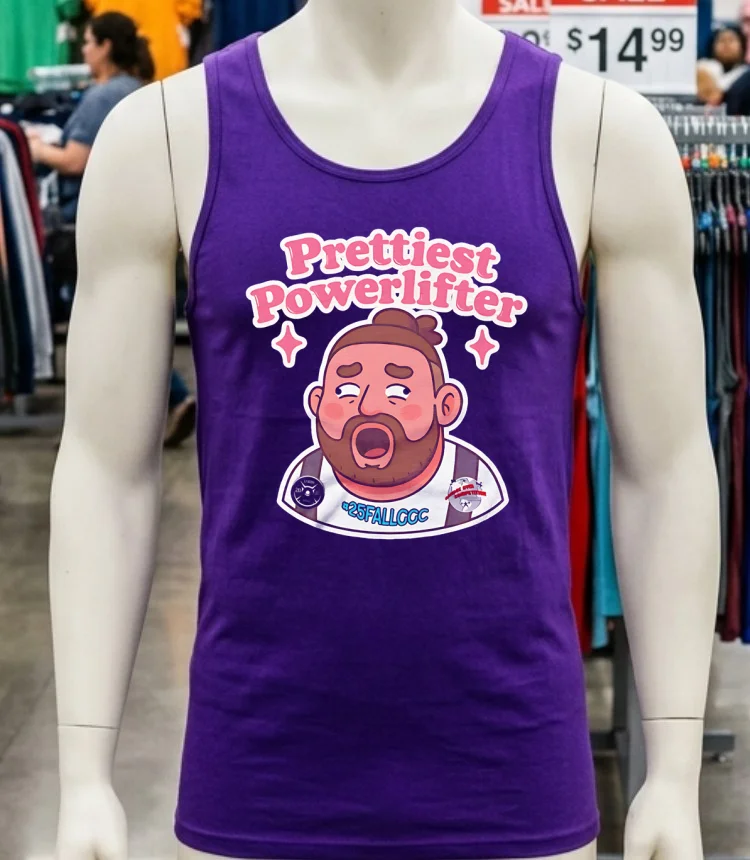 Prettiest Powerlifter Meme Shirt Purple Shirt 1