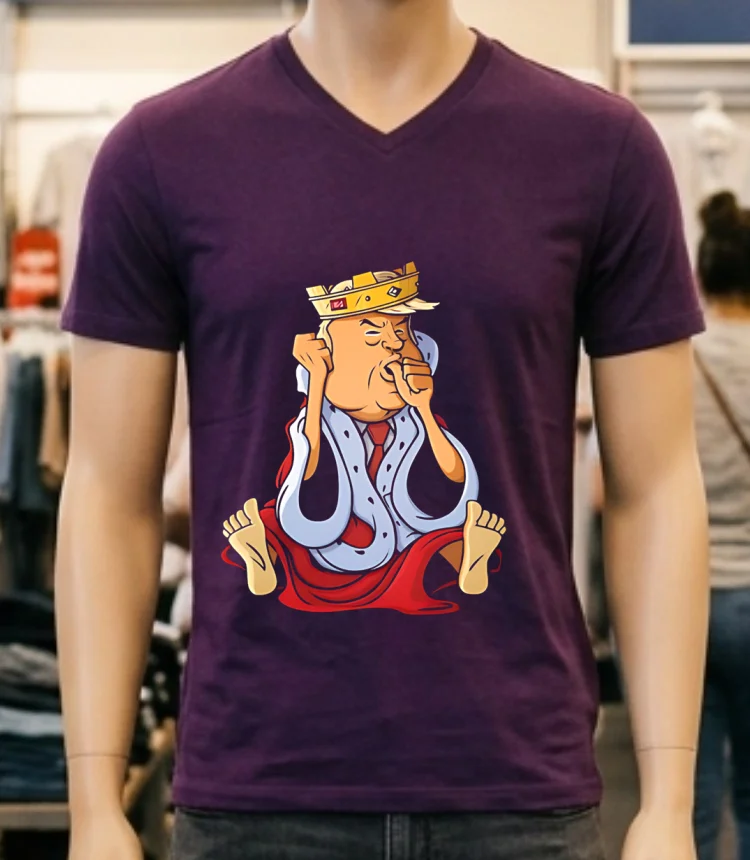 Prince Don The Phony King Of Washington Meme Shirt - purple-shirt Prince Don The Phony King Of Washington Meme Shirt Purple Shirt
